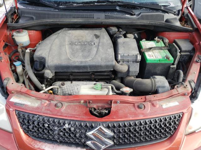JS2YB5A37B6302507 - 2011 SUZUKI SX4 ORANGE photo 11