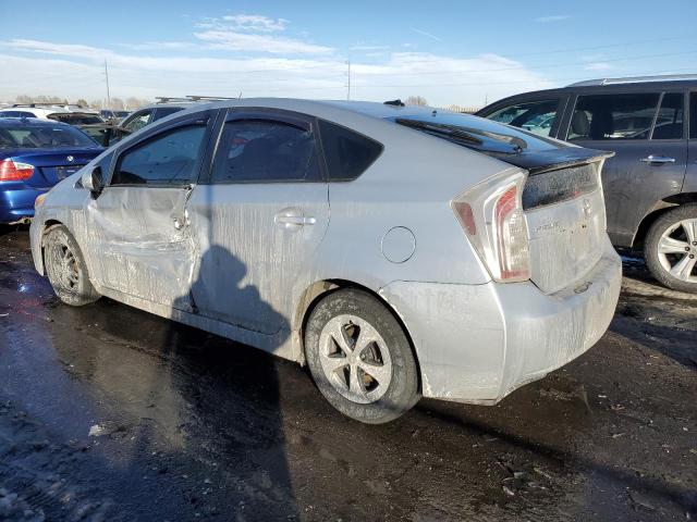 JTDKN3DU4C0334304 - 2012 TOYOTA PRIUS SILVER photo 2