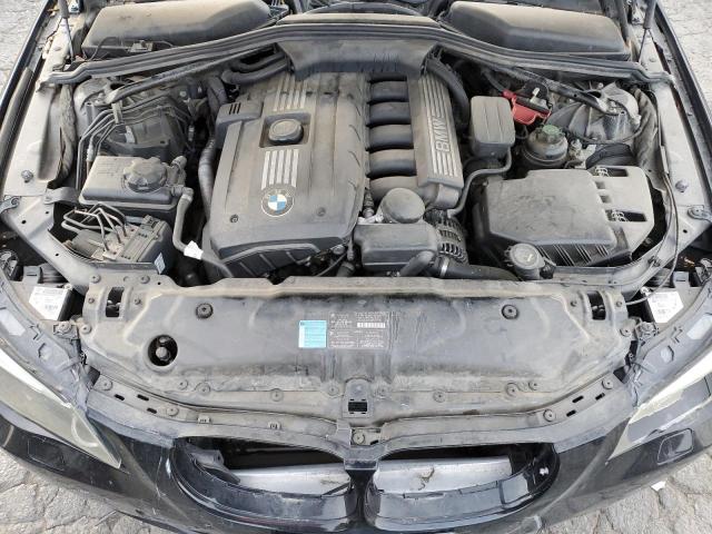 WBANU53508CT10543 - 2008 BMW 528 I BLACK photo 11