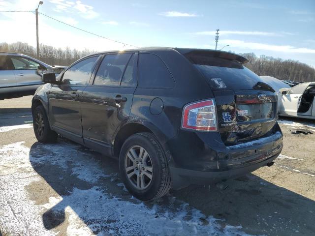 2FMDK38C27BA70535 - 2007 FORD EDGE SEL BLACK photo 2