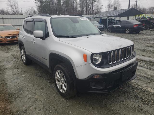 ZACCJBBB2HPF96285 - 2017 JEEP RENEGADE LATITUDE SILVER photo 4