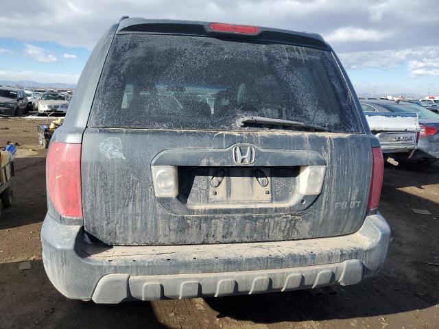 2HKYF18474H509865 - 2004 HONDA PILOT EX BLUE photo 6