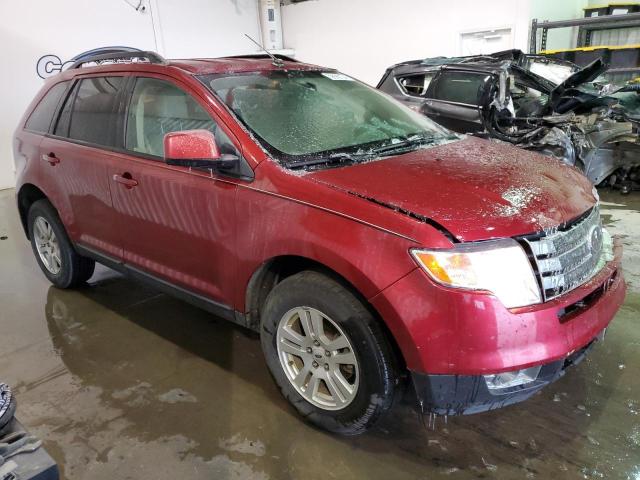 2FMDK38C18BA87439 - 2008 FORD EDGE SEL BURGUNDY photo 4