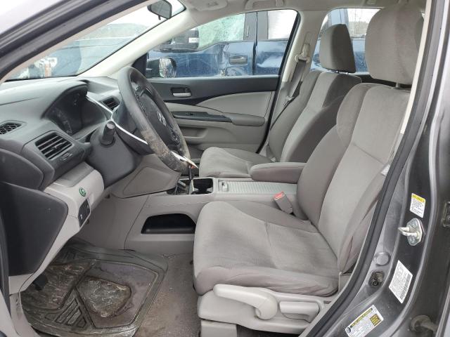 2HKRM4H34EH673174 - 2014 HONDA CR-V LX GRAY photo 7