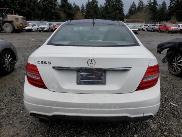 WDDGJ4HB9DF994973 - 2013 MERCEDES-BENZ C 250 WHITE photo 6