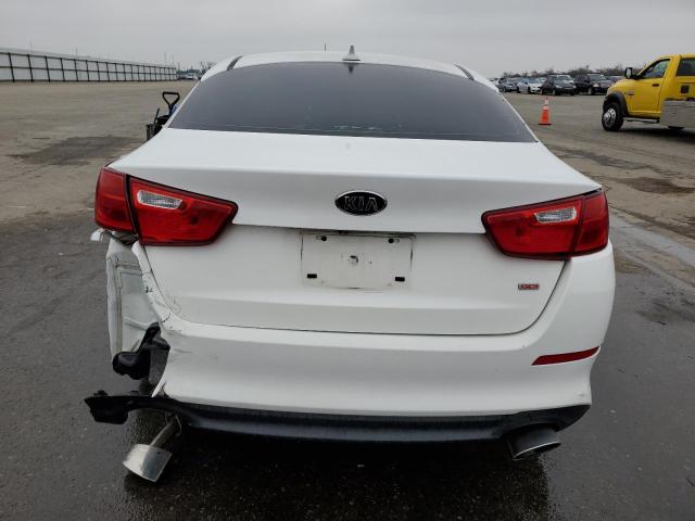 KNAGM4A7XF5587452 - 2015 KIA OPTIMA LX WHITE photo 6