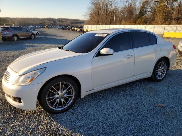 JNKCV61E89M011800 - 2009 INFINITI G37 BASE WHITE photo 1