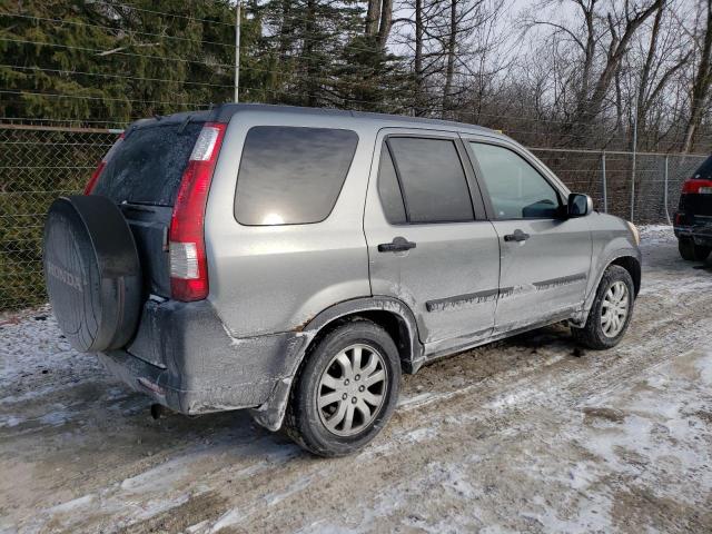 JHLRD78826C030447 - 2006 HONDA CR-V EX SILVER photo 3