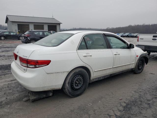 1HGCM56364A107698 - 2004 HONDA ACCORD LX WHITE photo 3