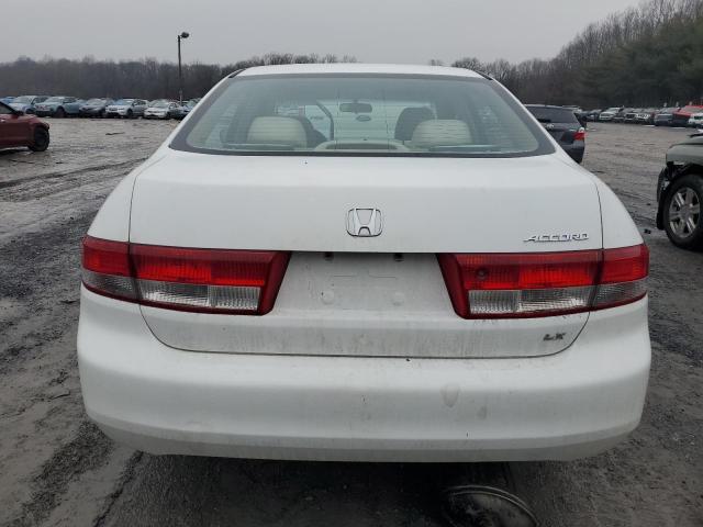 1HGCM56364A107698 - 2004 HONDA ACCORD LX WHITE photo 6