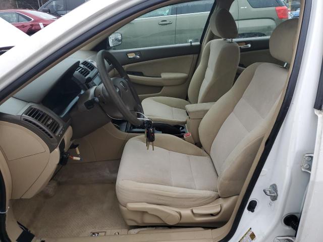 1HGCM56364A107698 - 2004 HONDA ACCORD LX WHITE photo 7