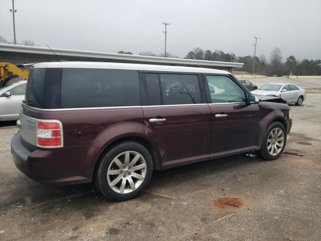 2FMGK5DC5ABA67845 - 2010 FORD FLEX LIMITED BURGUNDY photo 3