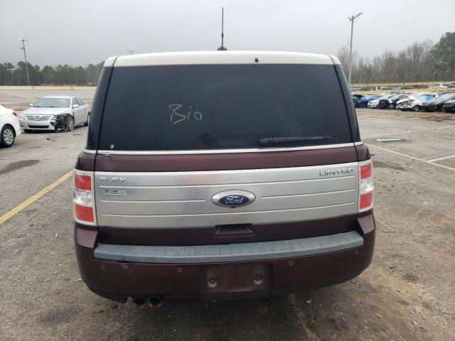 2FMGK5DC5ABA67845 - 2010 FORD FLEX LIMITED BURGUNDY photo 6