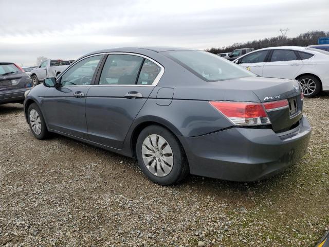 1HGCP2F35BA042524 - 2011 HONDA ACCORD LX GRAY photo 2