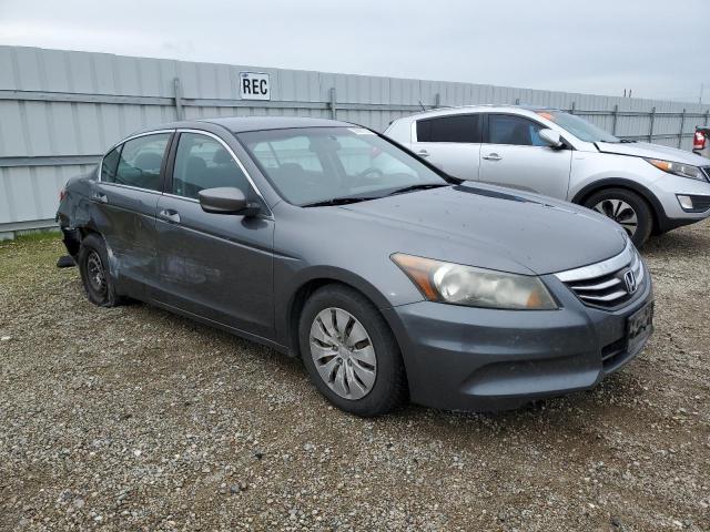 1HGCP2F35BA042524 - 2011 HONDA ACCORD LX GRAY photo 4