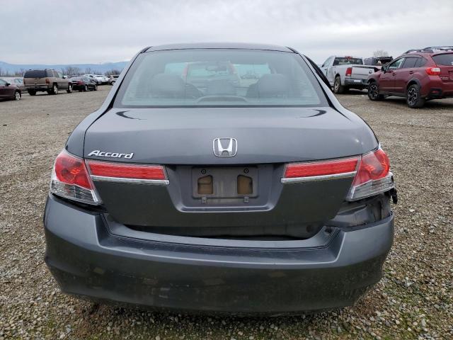 1HGCP2F35BA042524 - 2011 HONDA ACCORD LX GRAY photo 6