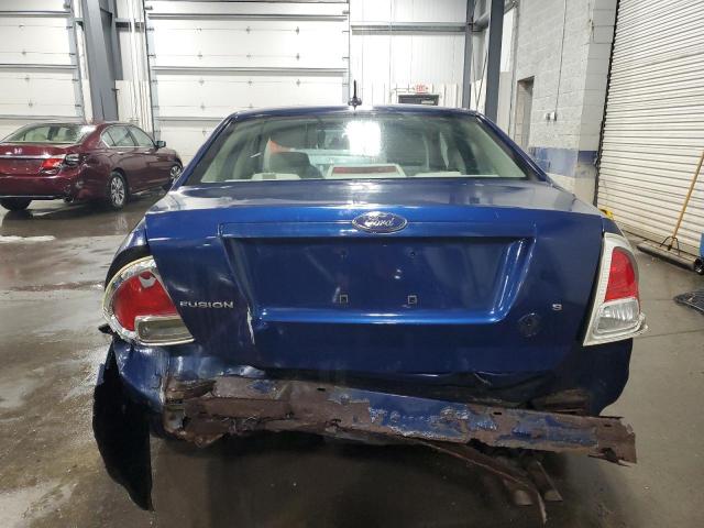 3FAHP07Z47R258461 - 2007 FORD FUSION SE BLUE photo 6