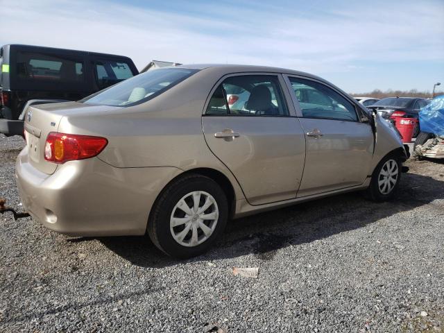 2T1BU4EE4AC252897 - 2010 TOYOTA COROLLA BASE TAN photo 3