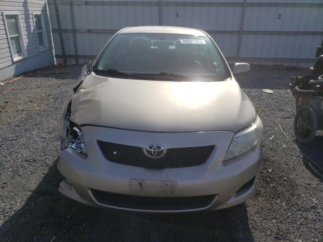 2T1BU4EE4AC252897 - 2010 TOYOTA COROLLA BASE TAN photo 5