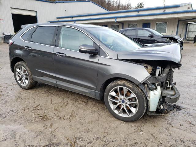 2FMPK4K8XGBB30701 - 2016 FORD EDGE TITANIUM GRAY photo 4