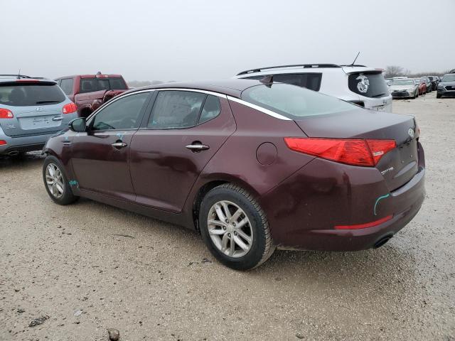 5XXGM4A70DG136252 - 2013 KIA OPTIMA LX MAROON photo 2