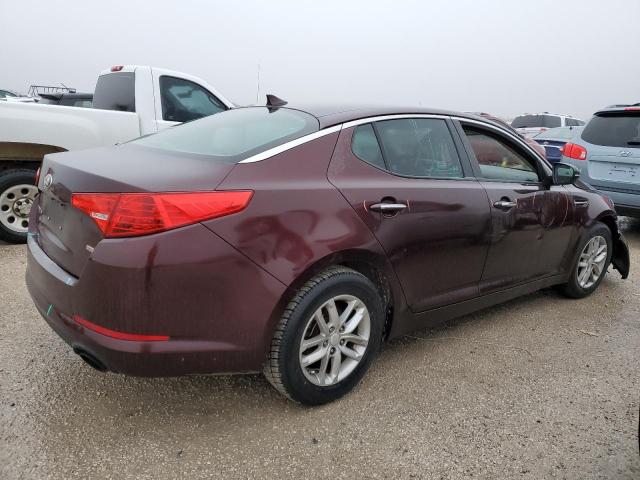 5XXGM4A70DG136252 - 2013 KIA OPTIMA LX MAROON photo 3