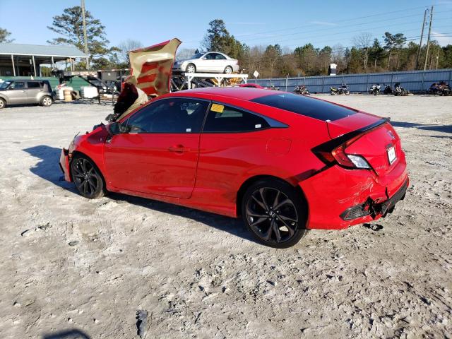 2HGFC4B84LH304106 - 2020 HONDA CIVIC SPORT RED photo 2