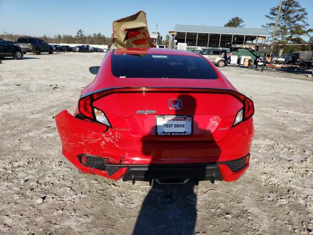 2HGFC4B84LH304106 - 2020 HONDA CIVIC SPORT 红色 照片 6