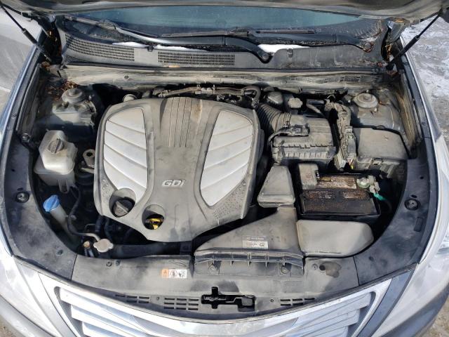 KMHFH4JG7DA254788 - 2013 HYUNDAI AZERA GLS GRAY photo 11