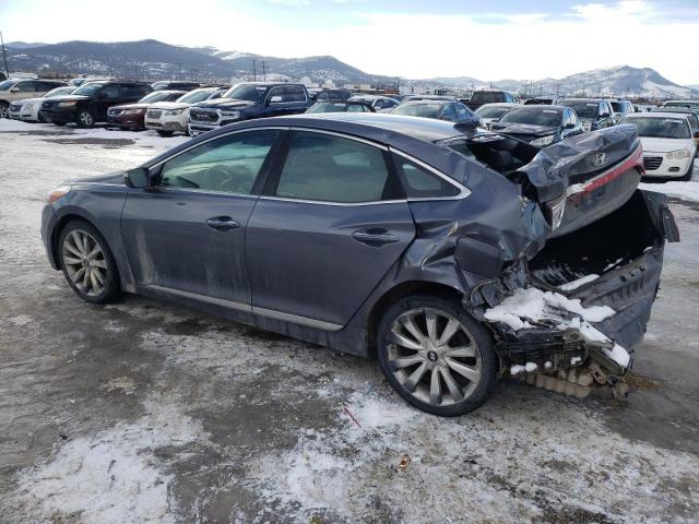 KMHFH4JG7DA254788 - 2013 HYUNDAI AZERA GLS GRAY photo 2