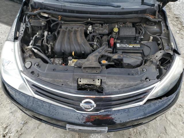 3N1BC1CP5CK800386 - 2012 NISSAN VERSA S BLACK photo 11