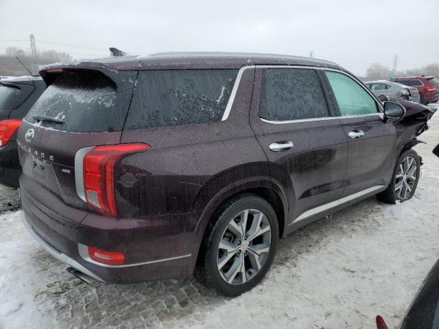 KM8R5DHE0MU184219 - 2021 HYUNDAI PALISADE LIMITED BURGUNDY photo 3