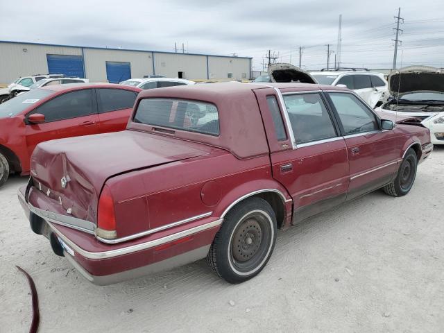 1C3XV66R1ND829396 - 1992 CHRYSLER NEW YORKER FIFTH AVENUE MAROON photo 3