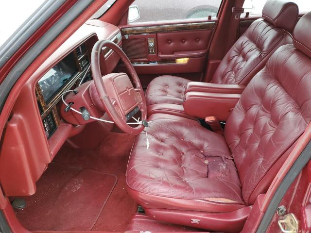 1C3XV66R1ND829396 - 1992 CHRYSLER NEW YORKER FIFTH AVENUE MAROON photo 7