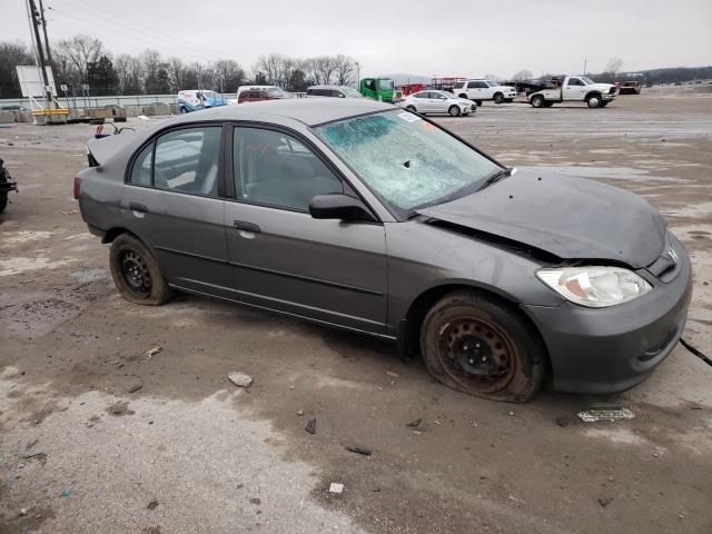 1HGES16345L022193 - 2005 HONDA CIVIC DX VP 灰色 照片 4
