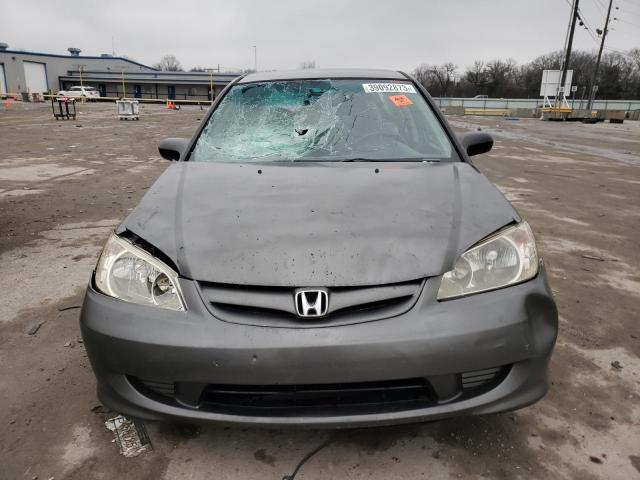 1HGES16345L022193 - 2005 HONDA CIVIC DX VP 灰色 照片 5