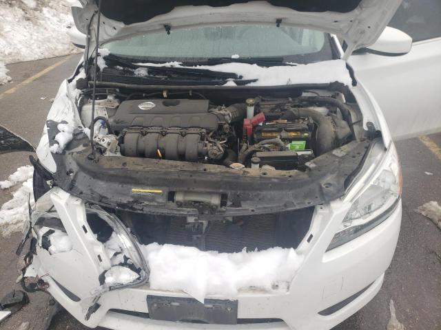 3N1AB7AP3EY282282 - 2014 NISSAN SENTRA S WHITE photo 11