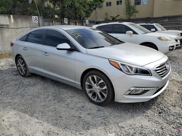 5NPE24AF7FH196783 - 2015 HYUNDAI SONATA SE SILVER photo 4