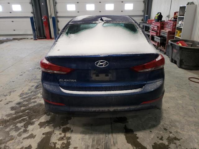 5NPD84LF6HH087385 - 2017 HYUNDAI ELANTRA SE BLUE photo 6