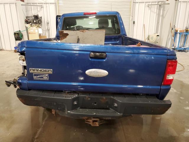 1FTKR1ED0BPA91460 - 2011 FORD RANGER SUPER CAB BLUE photo 6