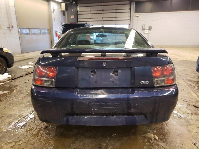 1FAFP40431F213688 - 2001 FORD MUSTANG BLUE photo 6