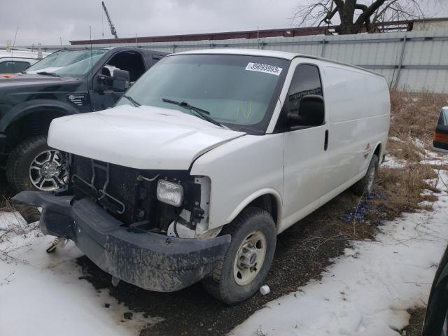 1GTW7GCA2E1910186 - 2014 GMC SAVANA G2500 WHITE photo 1