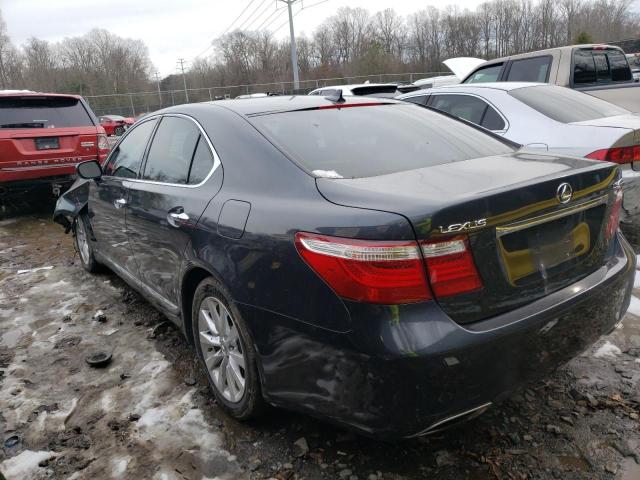 JTHBL46F985060004 - 2008 LEXUS LS 460 GRAY photo 2