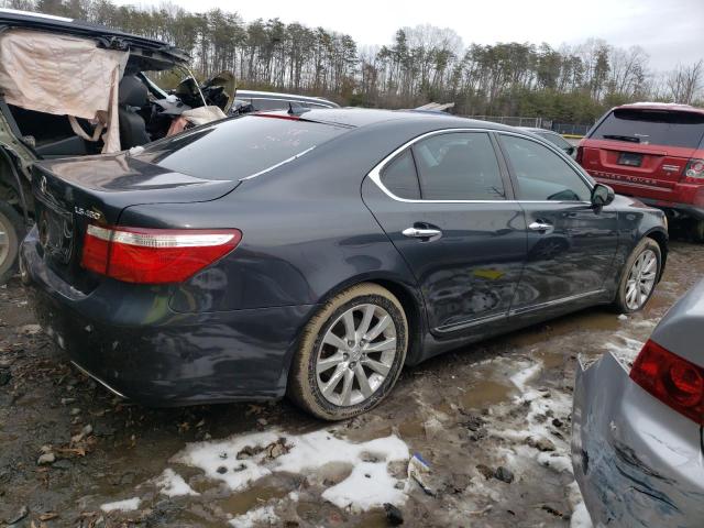 JTHBL46F985060004 - 2008 LEXUS LS 460 GRAY photo 3