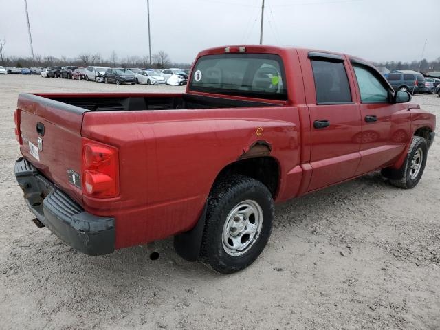 1D7HE28K16S525819 - 2006 DODGE DAKOTA QUAD RED photo 3