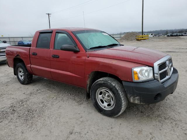 1D7HE28K16S525819 - 2006 DODGE DAKOTA QUAD RED photo 4