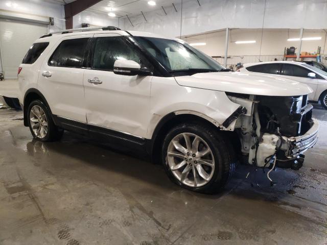 1FM5K8F89EGB62991 - 2014 FORD EXPLORER LIMITED WHITE photo 4