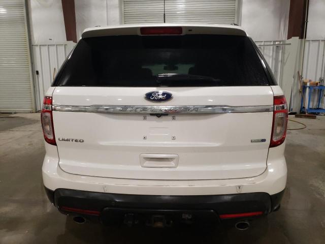 1FM5K8F89EGB62991 - 2014 FORD EXPLORER LIMITED WHITE photo 6