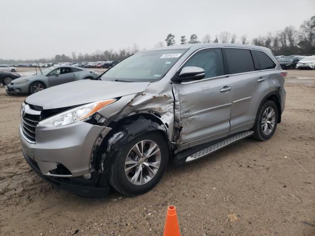 5TDZKRFH0FS112659 - 2015 TOYOTA HIGHLANDER LE SILVER photo 1