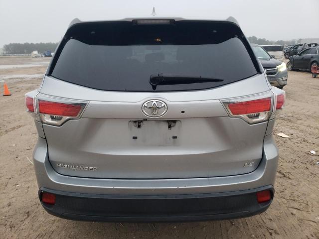 5TDZKRFH0FS112659 - 2015 TOYOTA HIGHLANDER LE SILVER photo 6